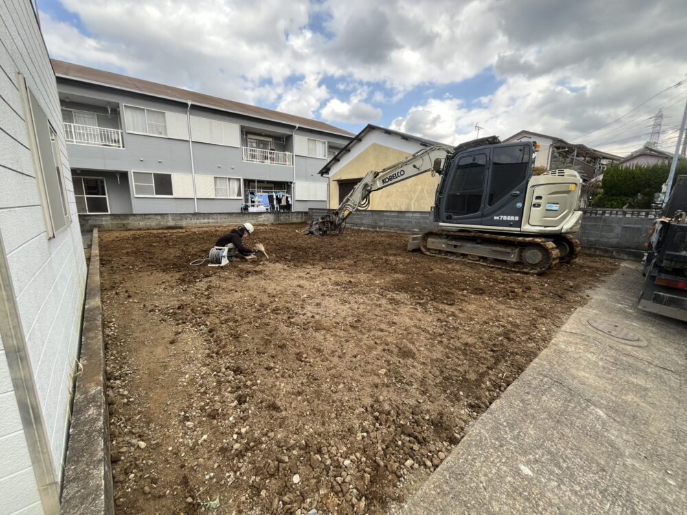 函南町木造アパート解体工事